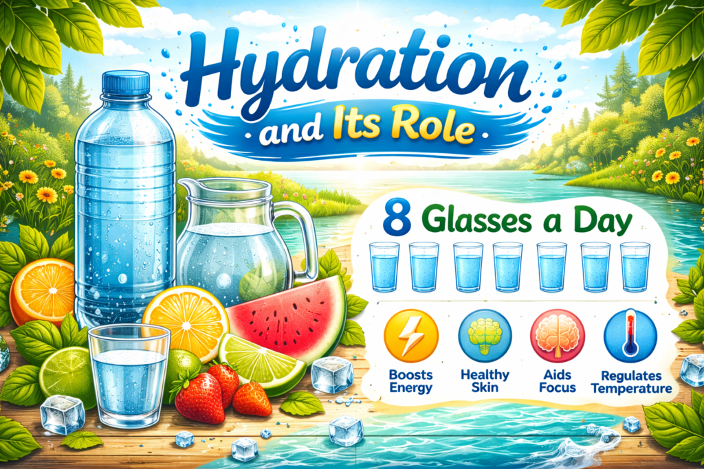 Hydration is important in healthy life style tips