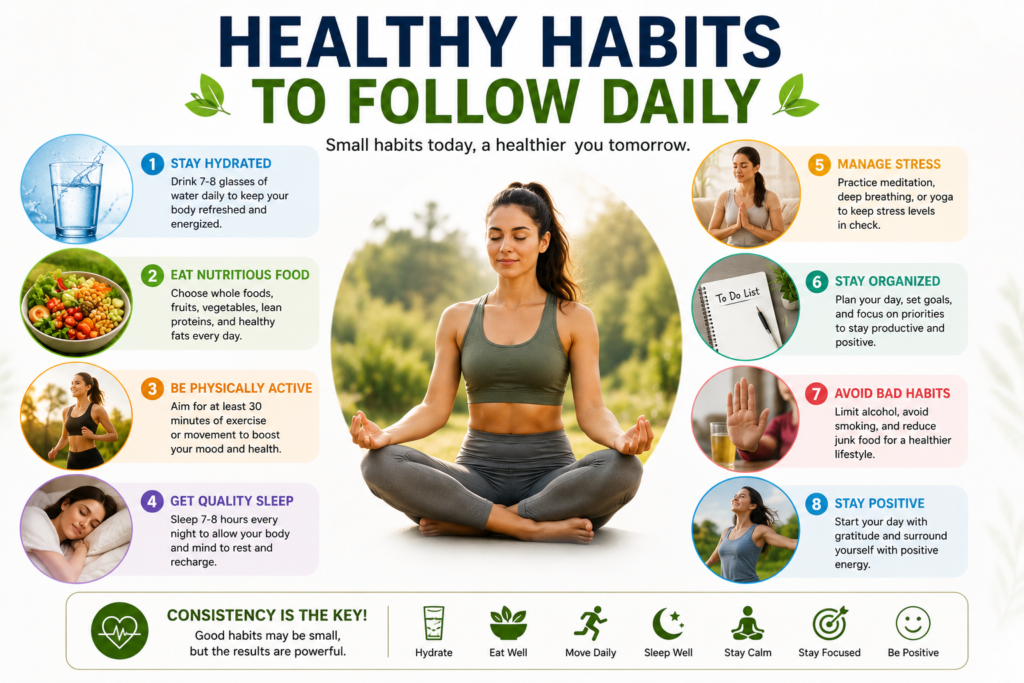 Healthy Habits to Follow Daily