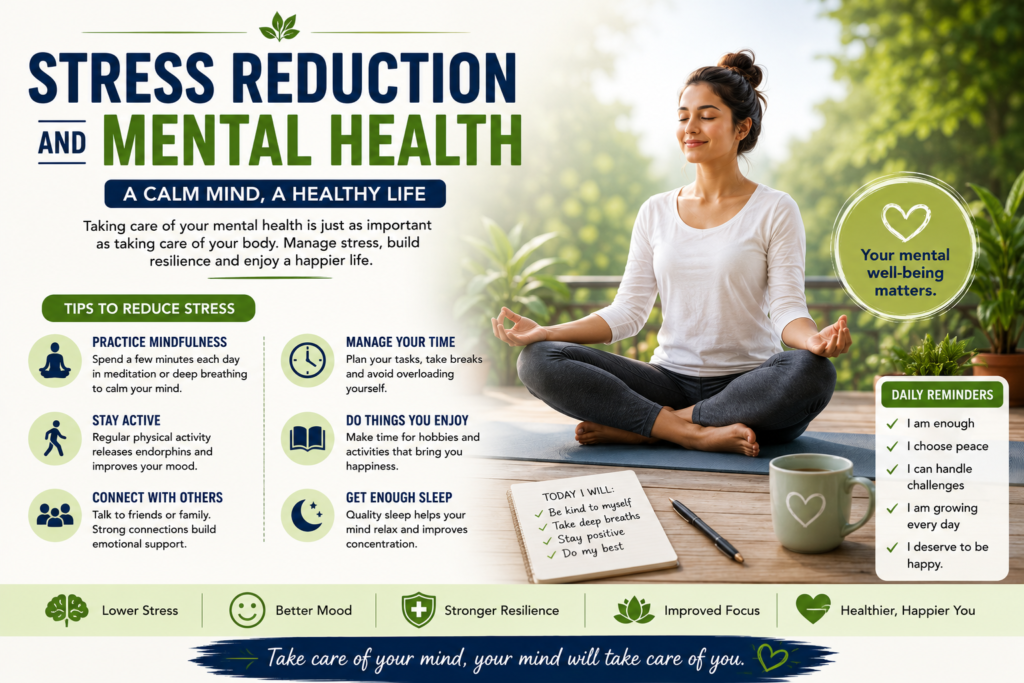 Stress Reduction and mental health