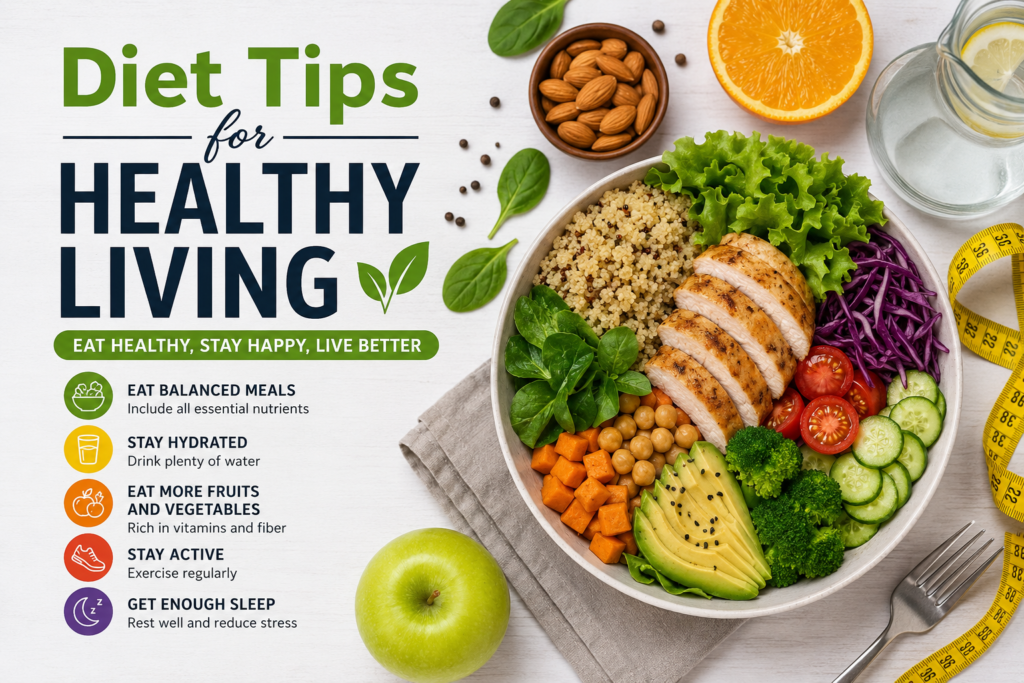 Diet tips for healthy living
