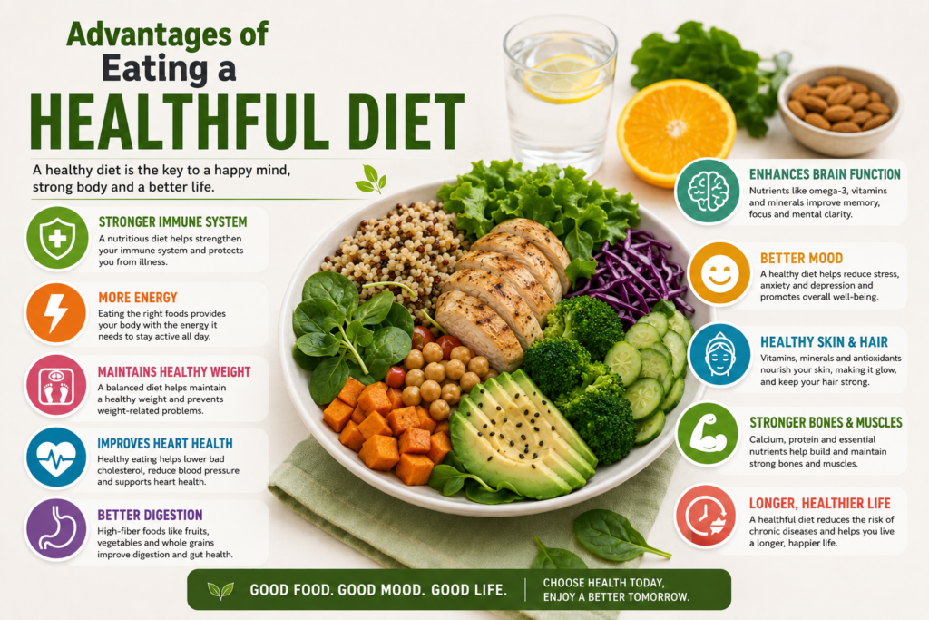 Advantages of Healthy diet