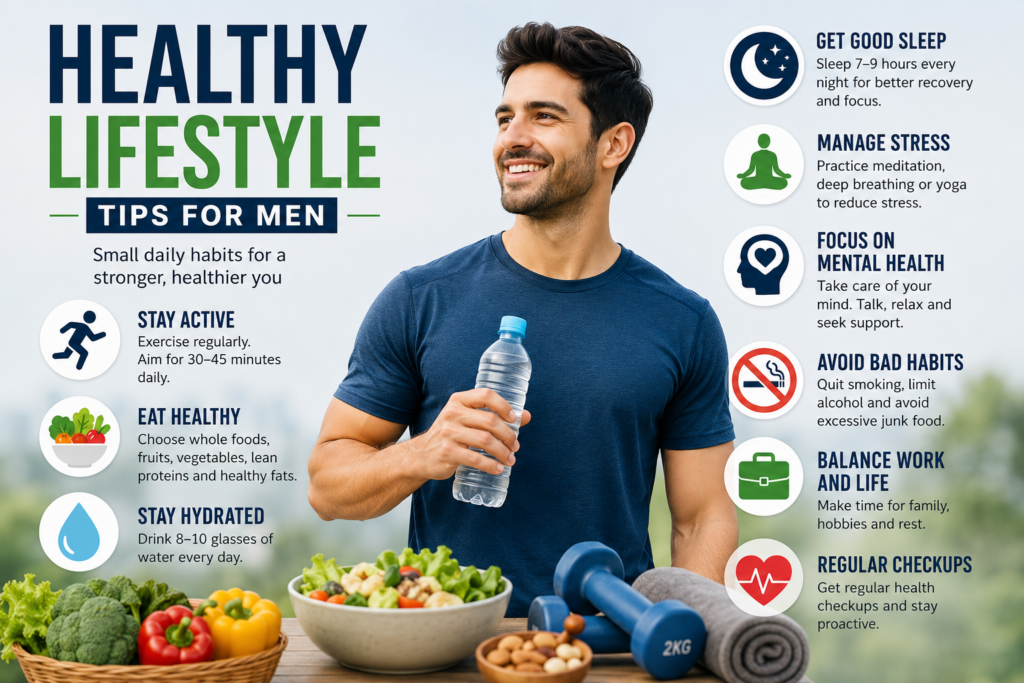 Healthy lifestyle tips for men
