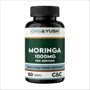 Moringa 1000mg Tablets for Women and Men Moringa Leaf Extract Supplement for Daily Wellness Energy Immunity and Joint Support Pack of 1